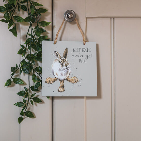 Wrendale Designs - You've Got This Hare Wooden Plaque