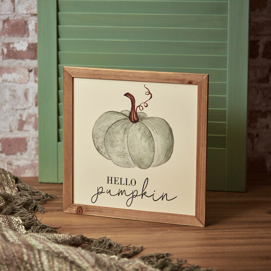 Langs - Hello Pumpkin Framed Plaque
