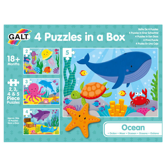 GALT - Ocean Puzzles 4-in-1 - 1005452
