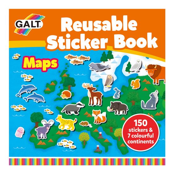 GALT - Reusable Sticker Book Maps
