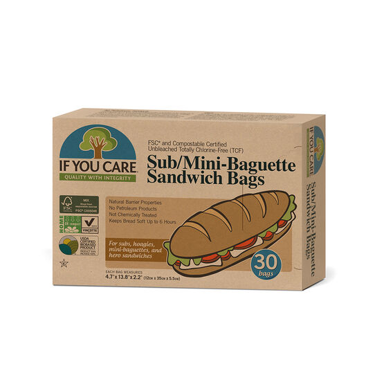 If You Care - Sub/Mini Baguette Sandwich Bags