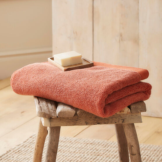 Drift Home - Abode Eco - 80% BCI Cotton, 20% Recycled Polyester Towel - Terracotta