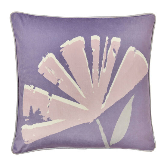 Fusion - Alma - Velvet Cushion Cover - 43 x 43cm in Lilac