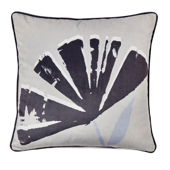 Fusion - Alma - Velvet Filled Cushion - 43 x 43cm in Natural
