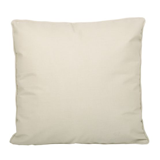 Fusion - Plain Dye - Water Resistant Outdoor Filled Cushion - 43 x 43cm in Natural