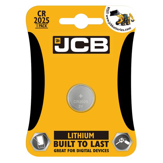 JCB - CR2025 3V Cell Battery