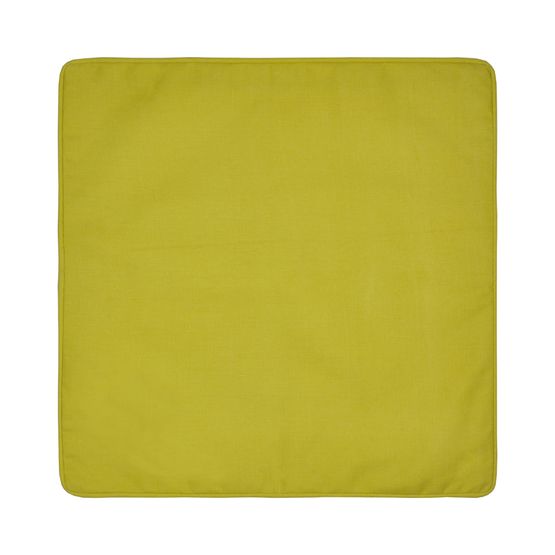 Fusion - Plain Dye - Water Resistant Outdoor Cushion Cover - 43 x 43cm in Ochre