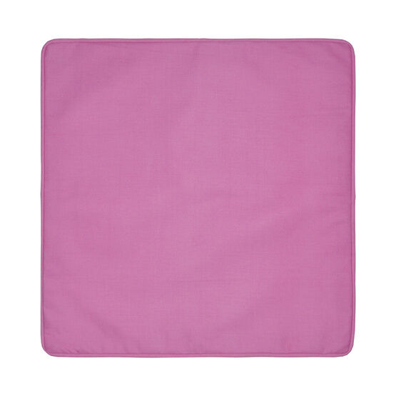 Fusion - Plain Dye - Water Resistant Outdoor Cushion Cover - 43 x 43cm in Pink