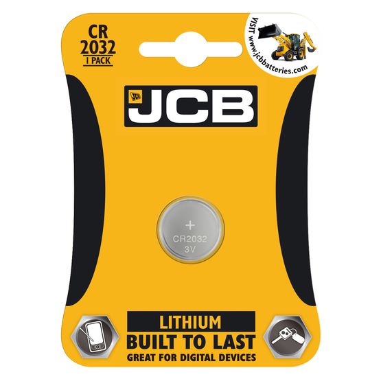JCB - CR2032 3V Cell Battery
