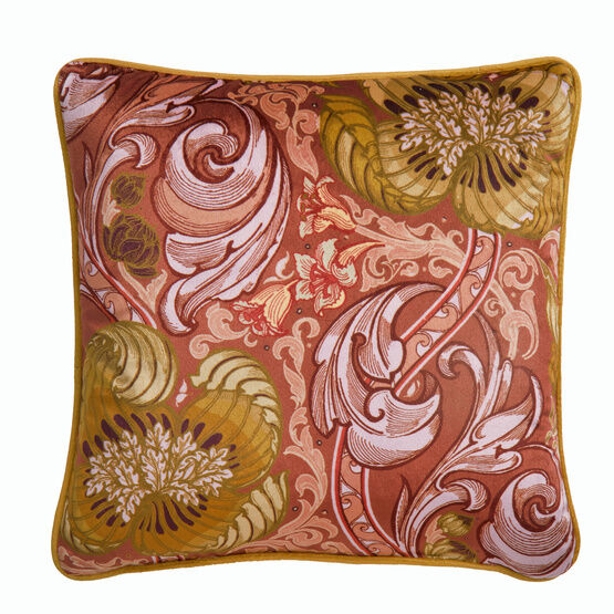Laurence Llewelyn-Bowen - Down the Dilly -  Filled Cushion - 43 x 43cm in Terracotta
