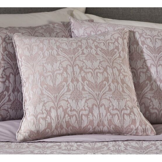Dreams & Drapes Woven - Hawthorne - Jacquard Cushion Cover - 43 x 43cm in Lavender