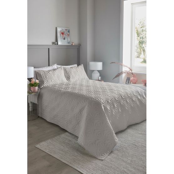 Serene - Cavali - Pinsonic Bedspread - 200cm X 230cm in Silver