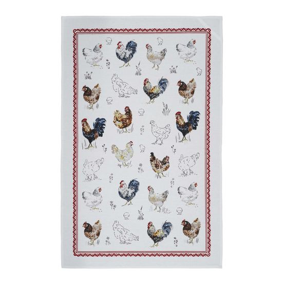Ulster Weavers - Farm Birds - Tea Towel - Cotton