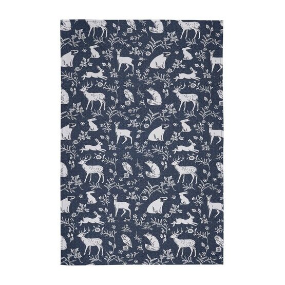 Ulster Weavers - Forest Friends - Navy - Tea Towel - Cotton - 2 Pack - Pair