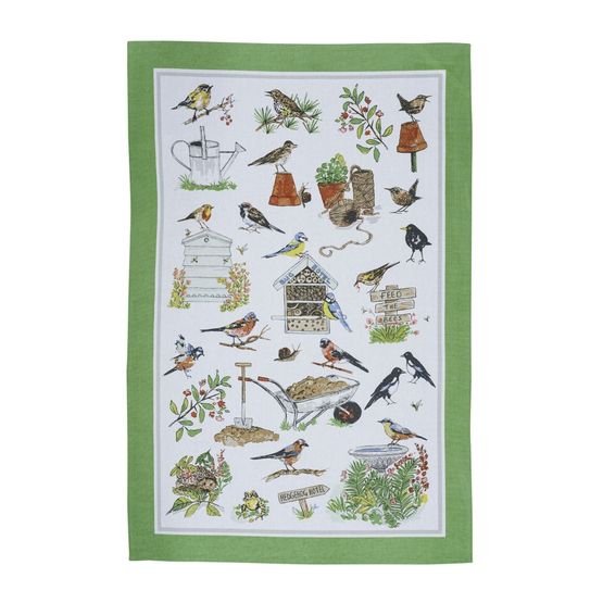 Ulster Weavers - Garden Birds - Tea Towel - Cotton