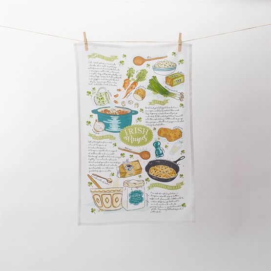 Ulster Weavers - Recipes Irish Tea Towel - Tea Towel - Cotton