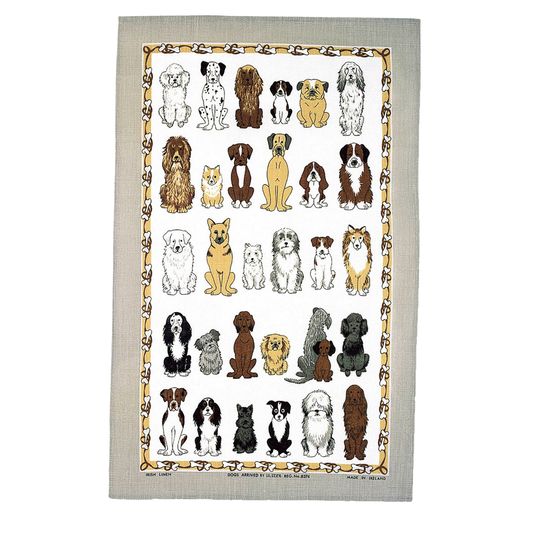 Ulster Weavers - Stand Alone Tea Towel - Dogs Arrived