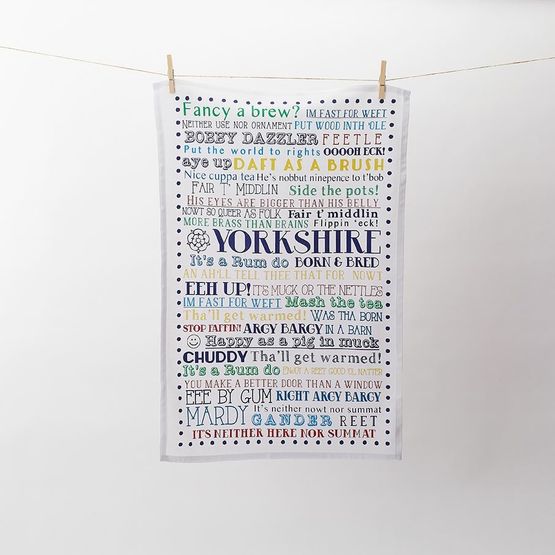 Ulster Weavers - Stand Alone Tea Towel - Yorkshire Born &amp; Bred