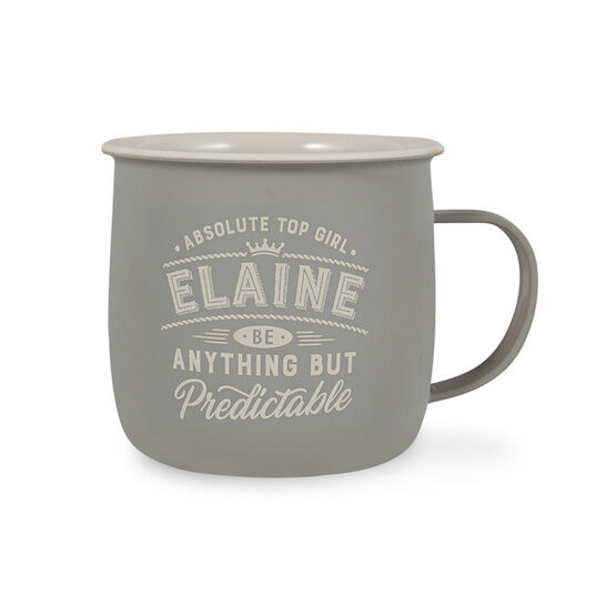 History & Heraldry Personalised Outdoor Mug - Elaine