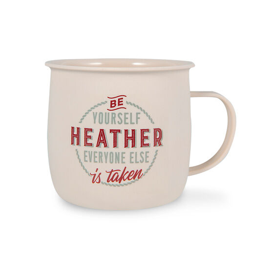 History & Heraldry Personalised Outdoor Mug - Heather