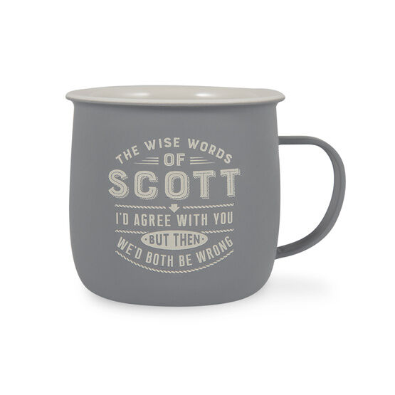 History & Heraldry Personalised Outdoor Mug - Scott