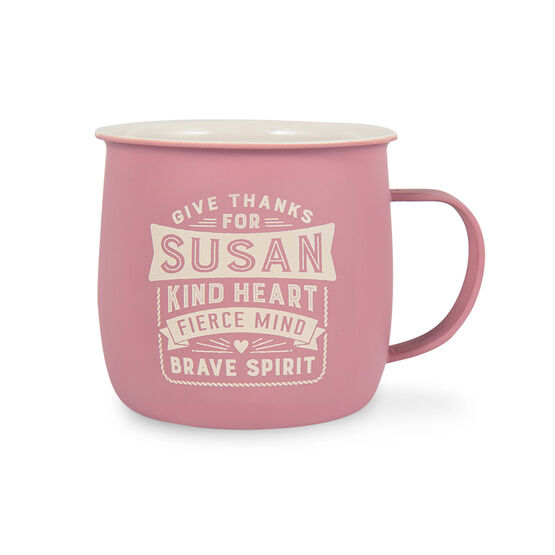 History & Heraldry Personalised Outdoor Mug - Susan
