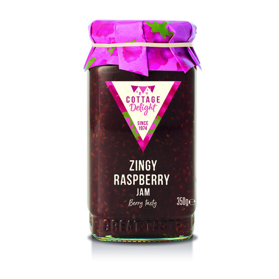 Cottage Delight Zingy Raspberry Jam (350g)