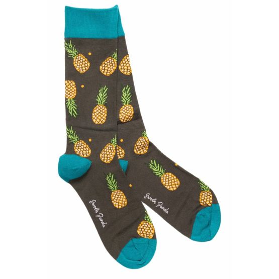 Swole Panda Pineapple Socks 7-11