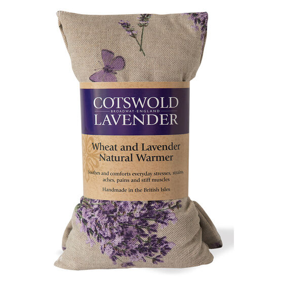 Cotswold Lavender Wheat Warmer Wrap - Lavender Print