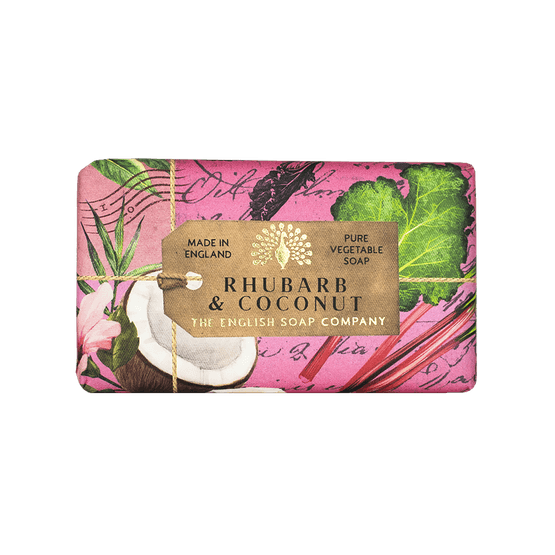 English Soap Company - Anniversary Collection Rhubarb &amp; Coconut Soap