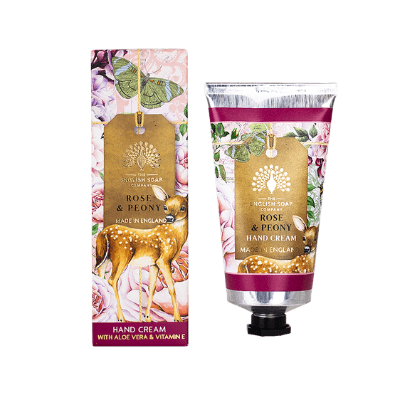 English Soap Company - Anniversary Collection Rose &amp; Peony Hand Cream 75ml