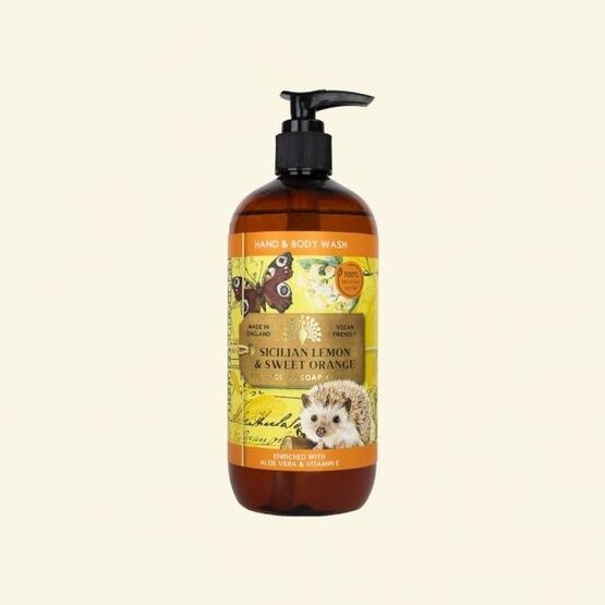 English Soap Company - Anniversary Collection Sicilian Lemon & Sweet Orange Hand & Body Wash 500ml
