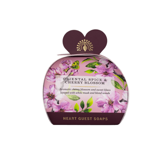 English Soap Company - Luxury Guest Soap Oriental Spice &amp; Cherry Blossom 3 x 20g