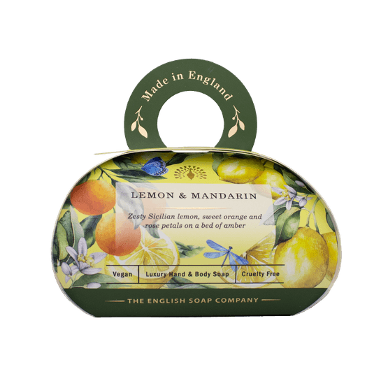 English Soap Company - Signature Lemon &amp; Mandarin Gift Bath Soap 260g
