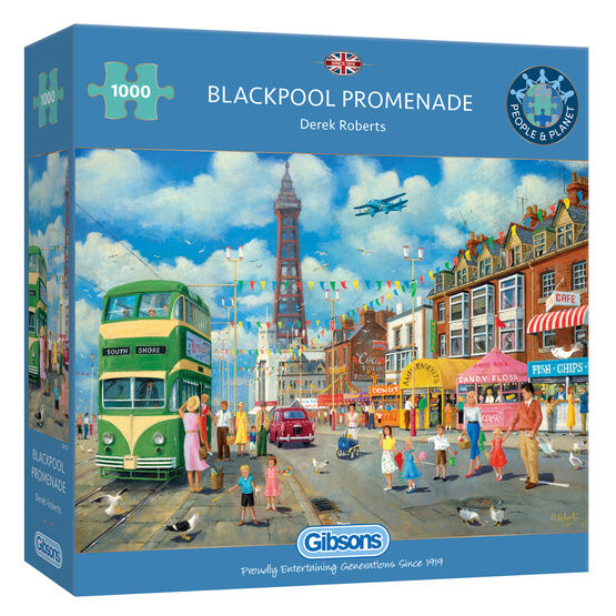 Gibsons - Blackpool Promenade 1000 Piece Jigsaw