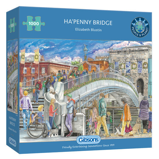 Gibsons - Ha'penny Bridge 1000 Piece Jigsaw