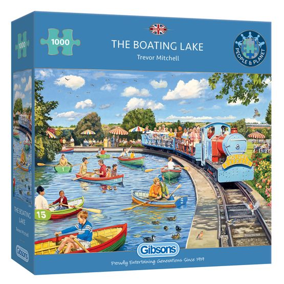 Gibsons - The Boating Lake 1000 Piece Jigsaw Puzzle