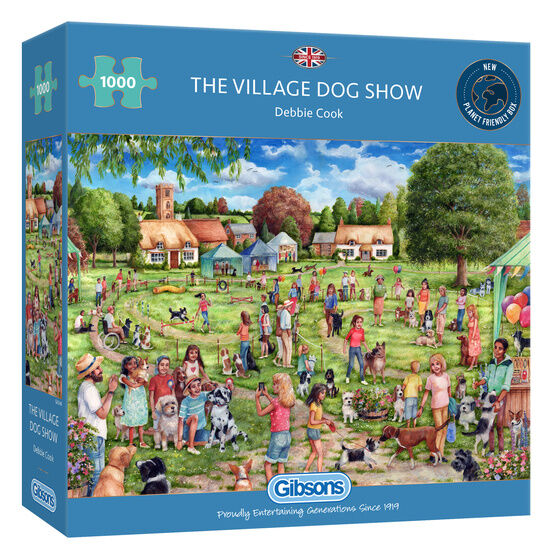 Gibsons - The Village Dog Show 1000 Piece Jigsaw