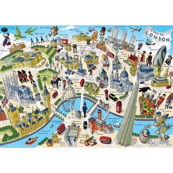 Gibsons - This Is London 500 Piece Jigsaw