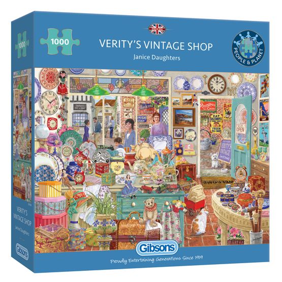 Gibsons - Verity's Vintage Shop 1000 Piece Jigsaw Puzzle