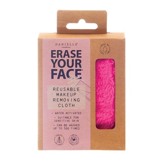 Erase Your Face - Makeup Removing Cloth Bright Pink