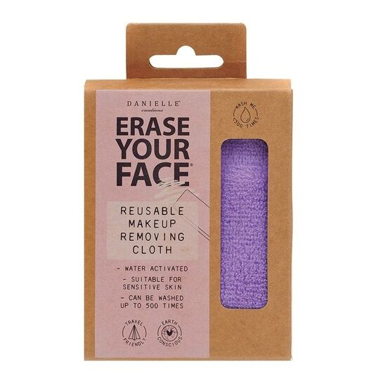 Erase Your Face - Makeup Removing Cloth Purple