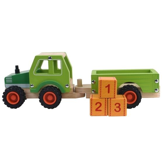 Jumini Classic - Tractor, Trailer & Bales - AB3154