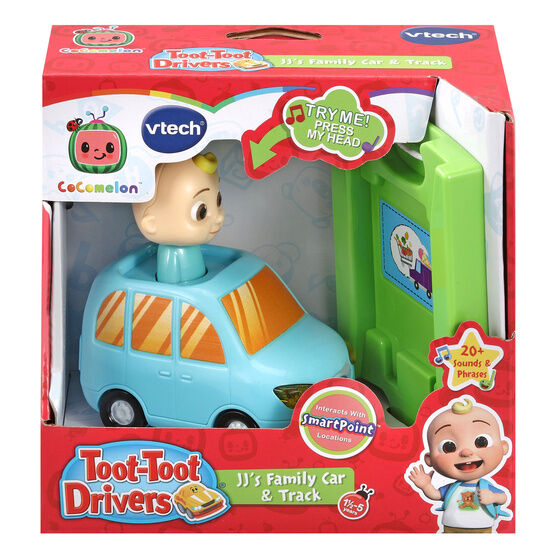 VTech - Cocomelon Toot-Toot Drivers JJ's Family Car & Track