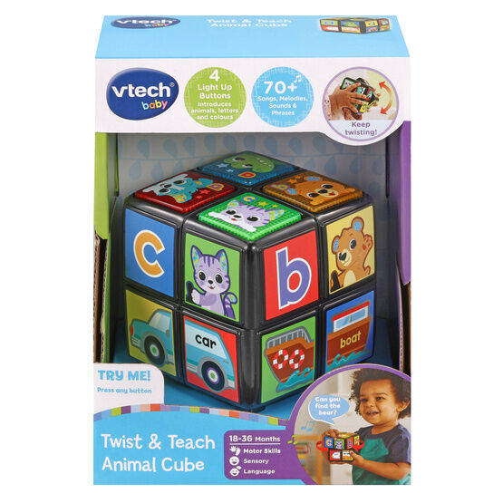 VTech Baby - Twist & Teach Animal Cube
