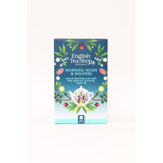 English Tea Shop Organic - Morning, Noon &amp; Night Tea 20 Bag Sachets