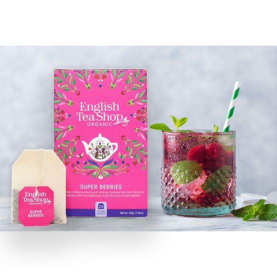 English Tea Shop Organic - Super Berries Tea 20 Bag Sachets