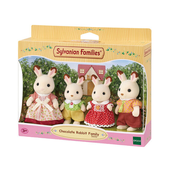 Sylvanian Families - Chocolate Rabbit Family - 5655