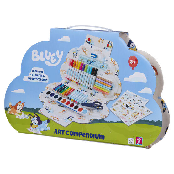 Bluey - 50 Piece Art Compendium Carry Case - 07843