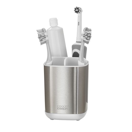 Joseph Joseph - EasyStore Steel Toothbrush Holder